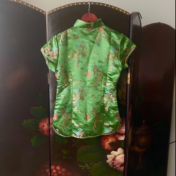 ♣️ LIAN LIN SHORT SLEEVE ASAIN BLOUSE ♠️ - Picture 3 of 4